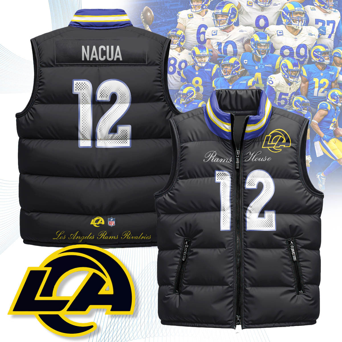Los Angeles Rams Rivalry Series Puffer Vest