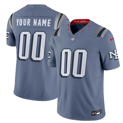 New England Patriots 2025 "Rivalries" Vapor Limited Custom Jersey - All Stitched