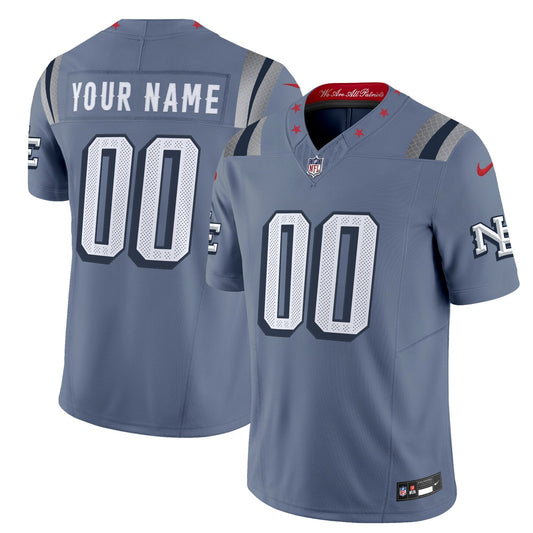 New England Patriots 2025 "Rivalries" Vapor Limited Custom Jersey - All Stitched