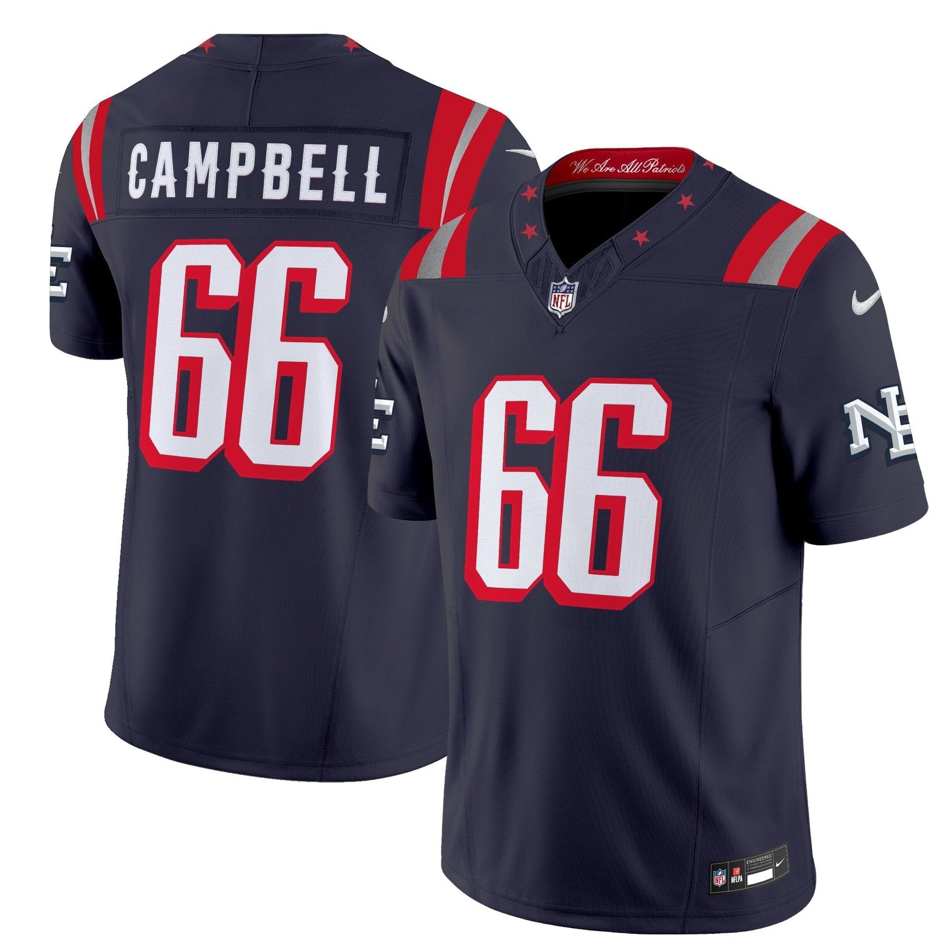 Men's New England Patriots 2025 "Rivalries" Vapor Limited Jersey - All Stitched