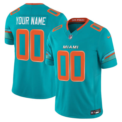 Miami Dolphins 2025 "Rivalries" Vapor Limited Custom Jersey - All Stitched