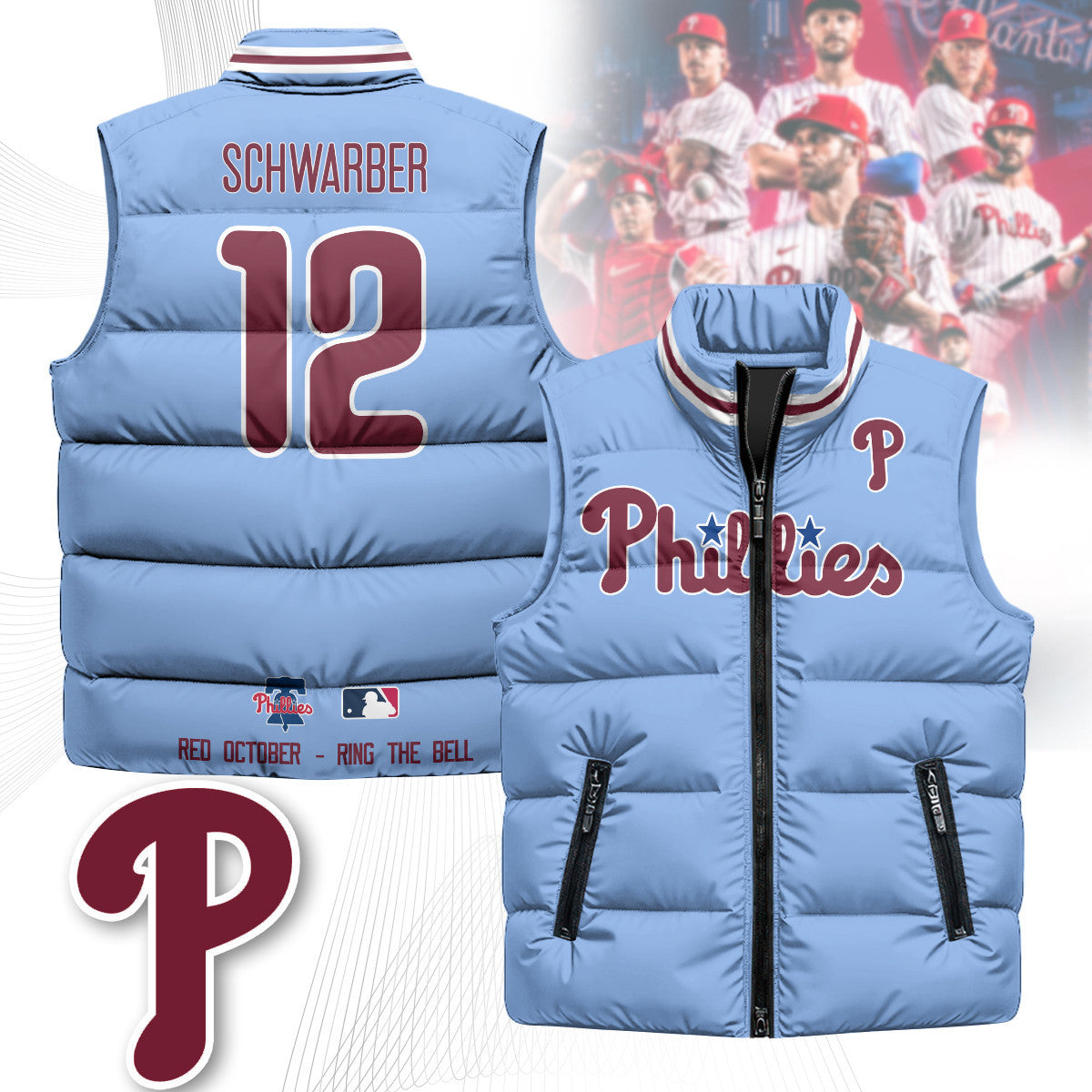 Philadelphia Phillies Unisex Puffer Vest