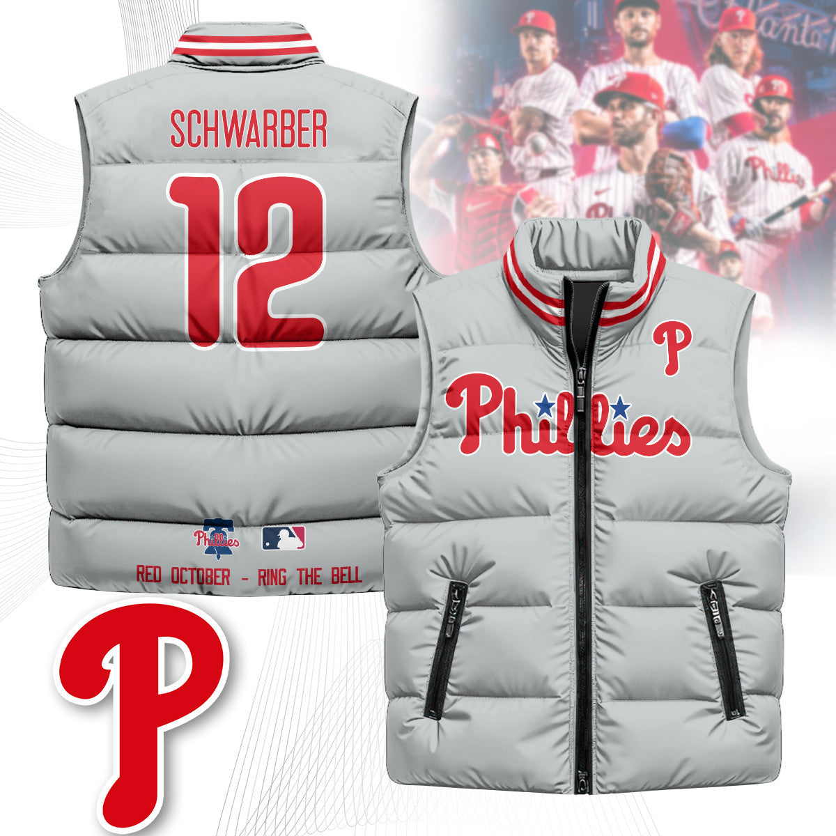 Philadelphia Phillies Unisex Puffer Vest