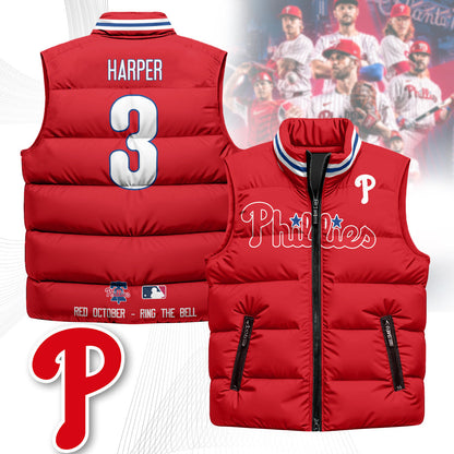 Philadelphia Phillies Unisex Puffer Vest