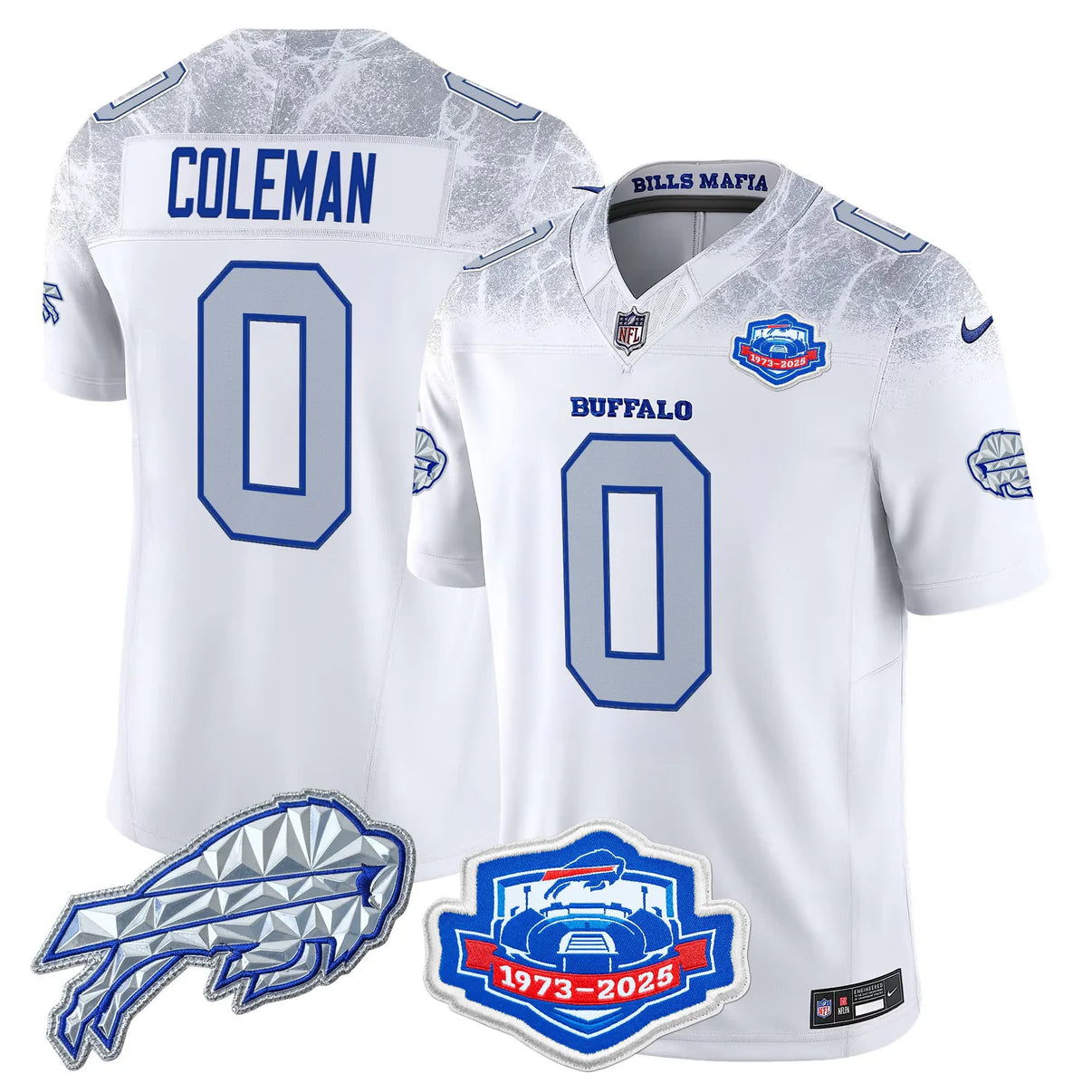 BUF 2025 Farewell Season Patch Vapor Limited Jersey - All Stitched