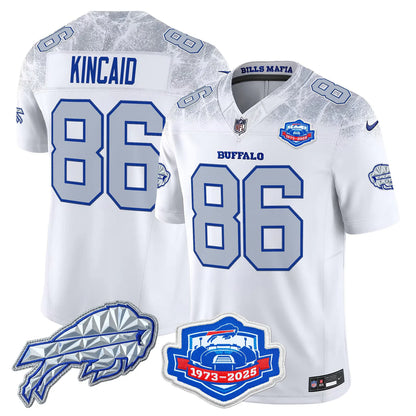 BUF 2025 Farewell Season Patch Vapor Limited Jersey - All Stitched