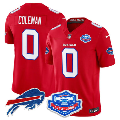 BUF 2025 Farewell Season Patch Vapor Limited Jersey - All Stitched