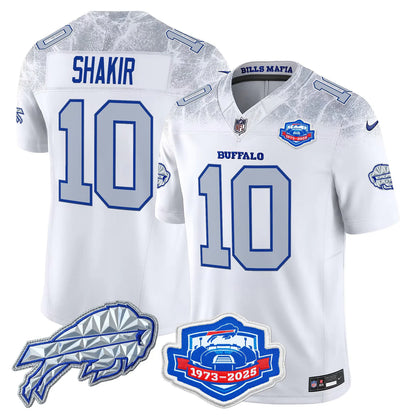 BUF 2025 Farewell Season Patch Vapor Limited Jersey - All Stitched