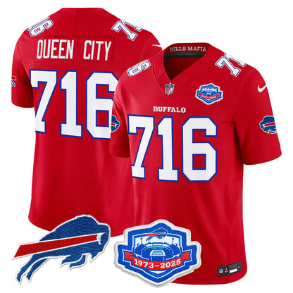 BUF 2025 Farewell Season Patch Vapor Limited Jersey - All Stitched