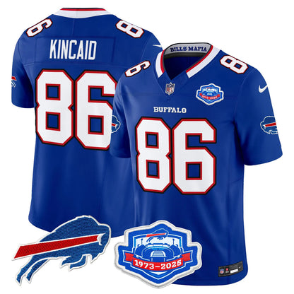 BUF 2025 Farewell Season Patch Vapor Limited Jersey - All Stitched