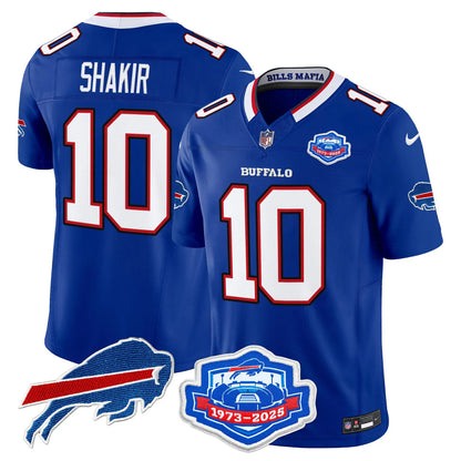 BUF 2025 Farewell Season Patch Vapor Limited Jersey - All Stitched