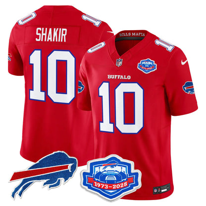 BUF 2025 Farewell Season Patch Vapor Limited Jersey - All Stitched