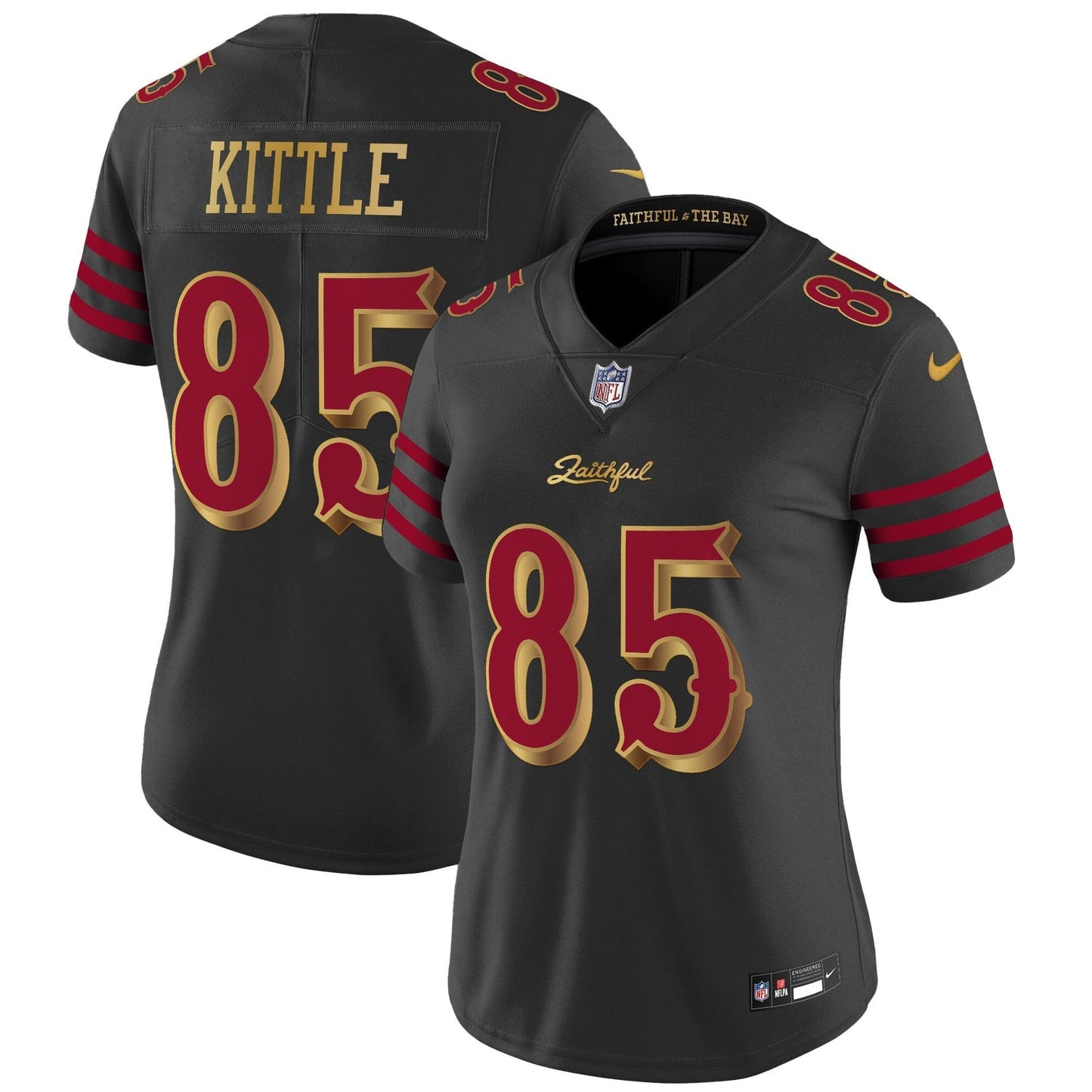 Women's San Francisco 49ers 2025 “Rivalries” Vapor Limited Jersey - All Stitched