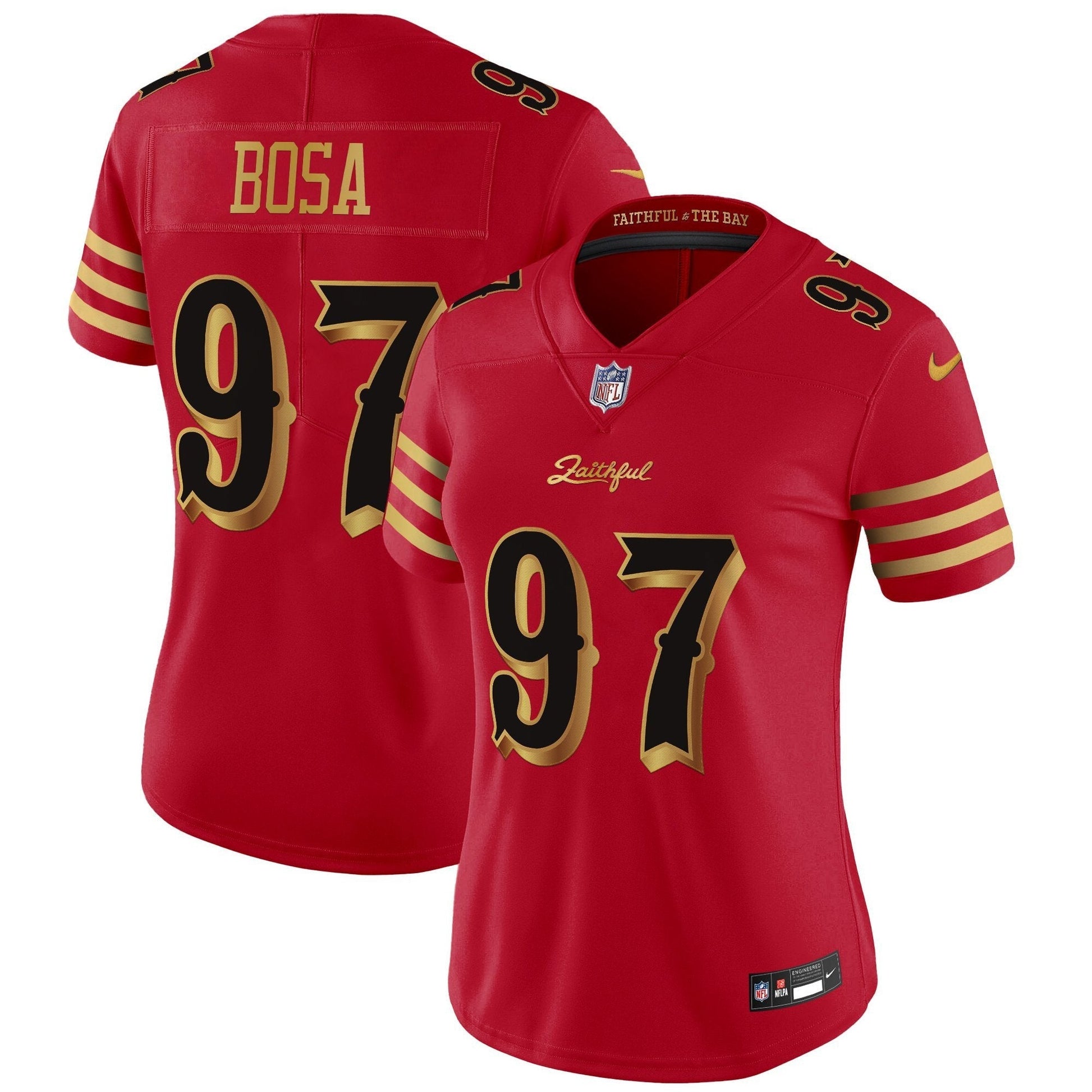 Women's San Francisco 49ers 2025 “Rivalries” Vapor Limited Jersey - All Stitched