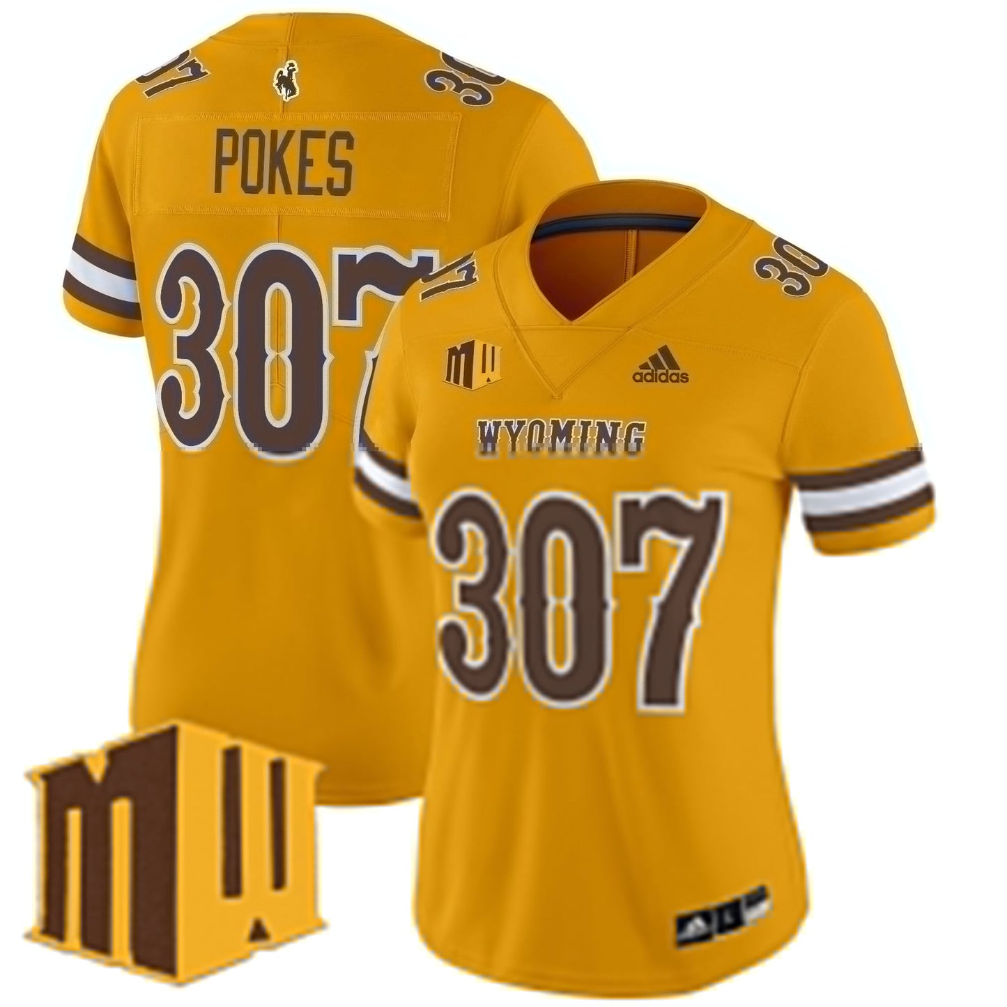 Women's Wyoming Cowboys 2025 Vapor Limited Jersey - All Stitched