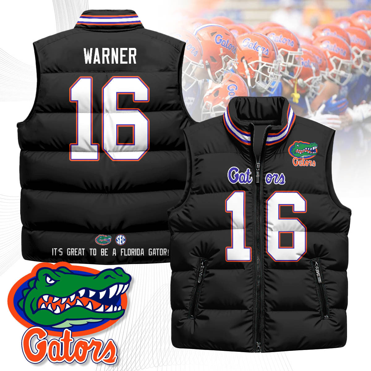 Florida Gators Unisex Puffer Vest