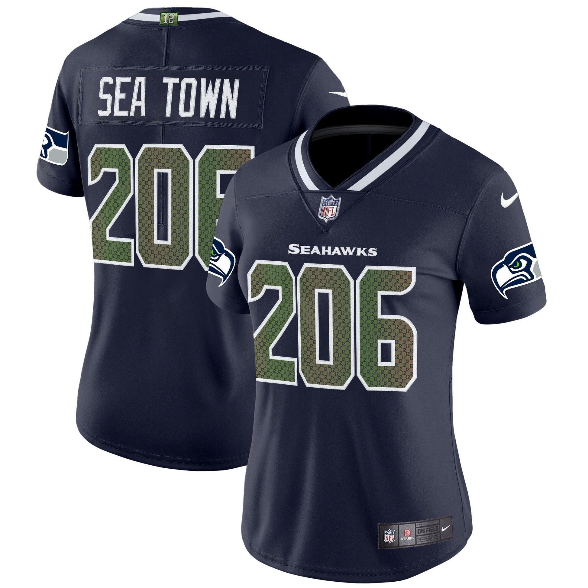 Women's Seattle Seahawks 2025 "Rivalries" Vapor Limited Jersey - All Stitched