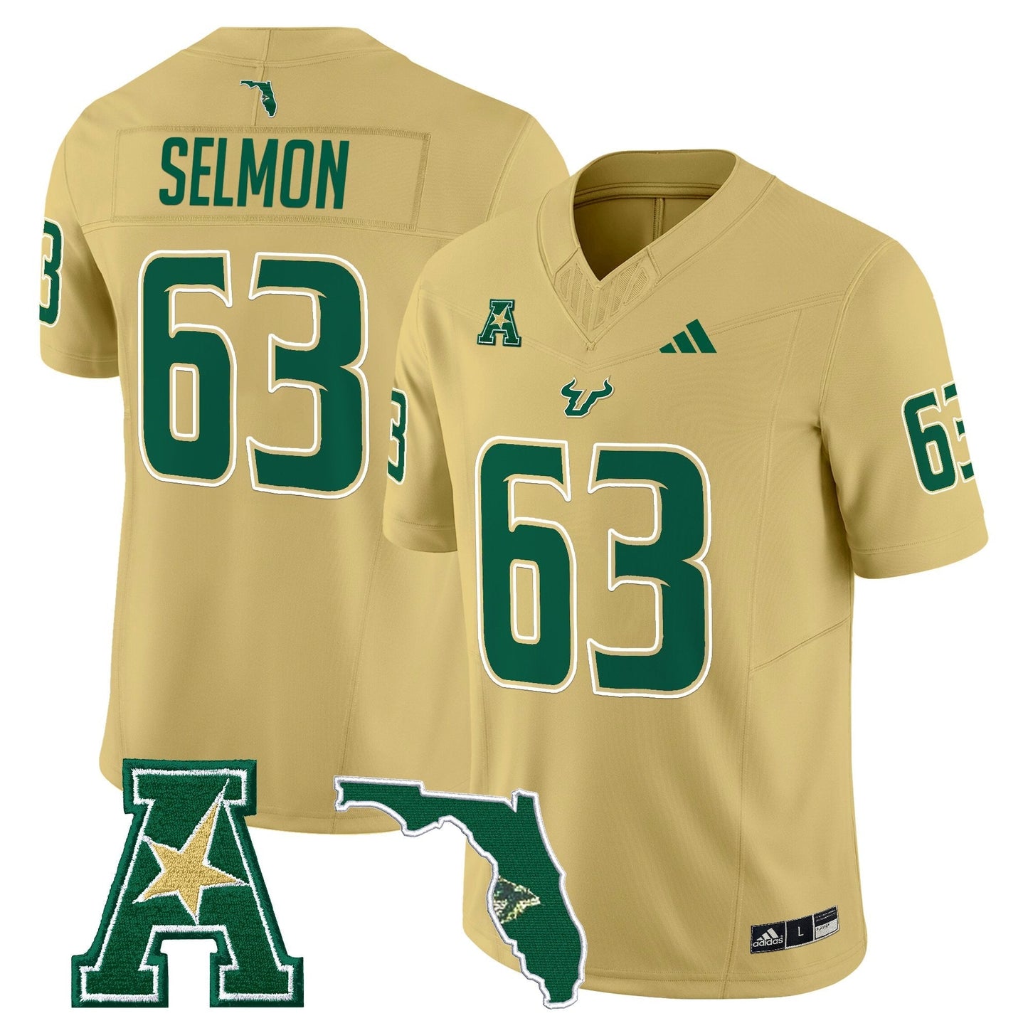 Men's South Florida Bulls 2025 Vapor Limited Jersey - All Stitched