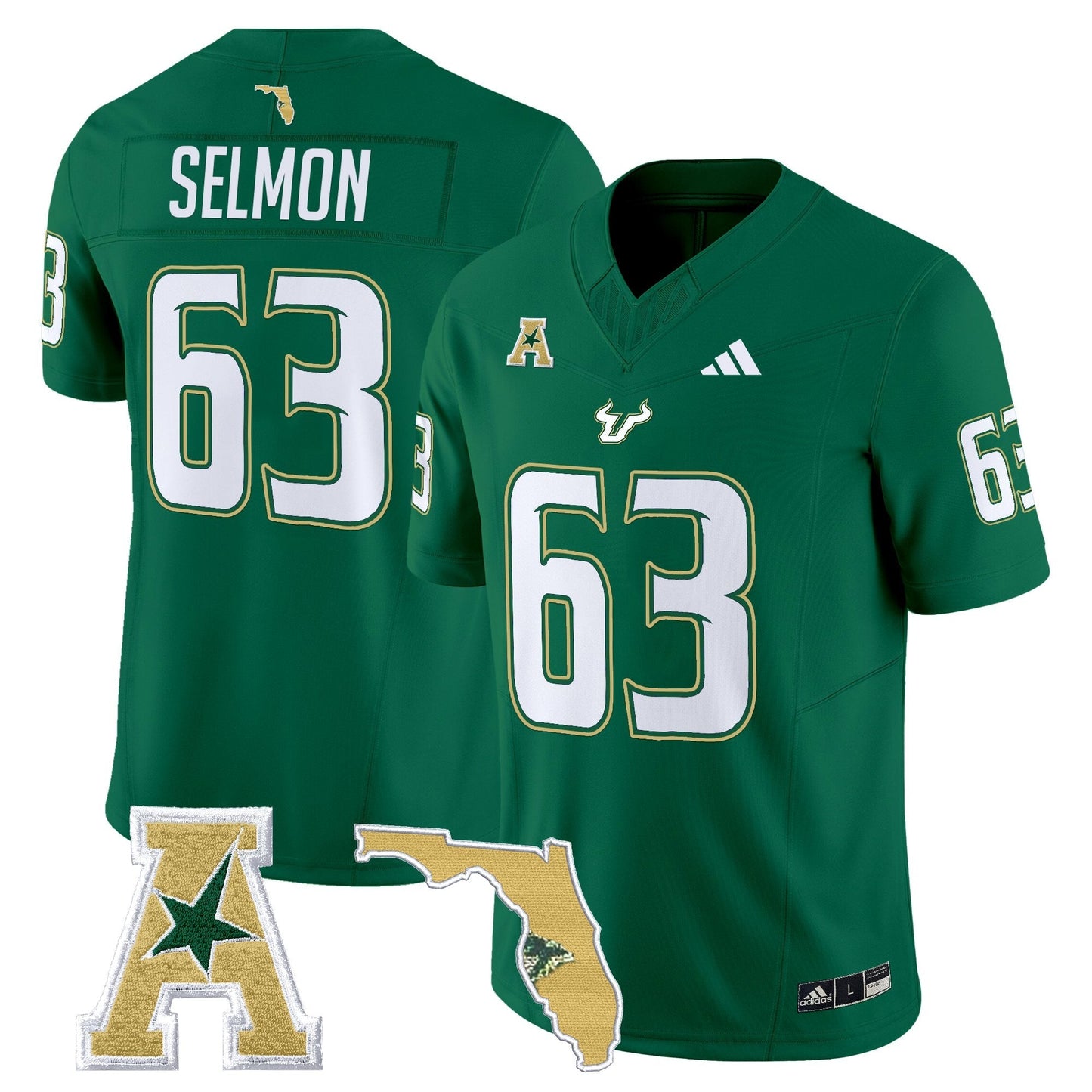 Men's South Florida Bulls 2025 Vapor Limited Jersey - All Stitched