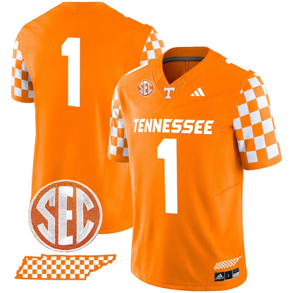 Men's Tennessee Volunteers 'Rebrand 2026' Checkerboard Vapor Limited Jersey - All Stitched