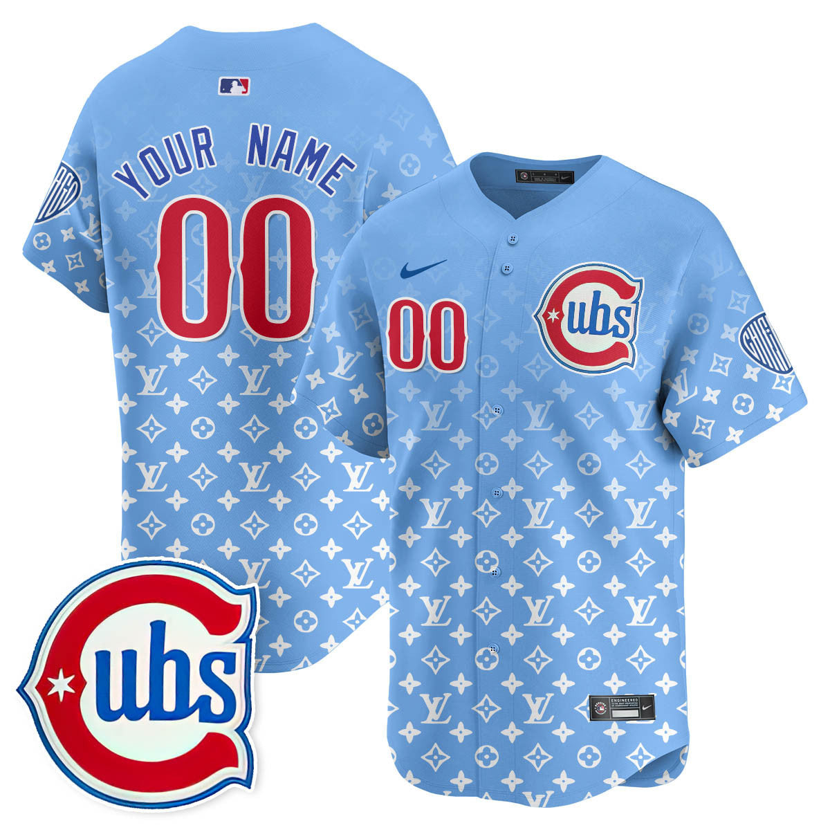 Custom Chicago Cubs Luxury Jersey