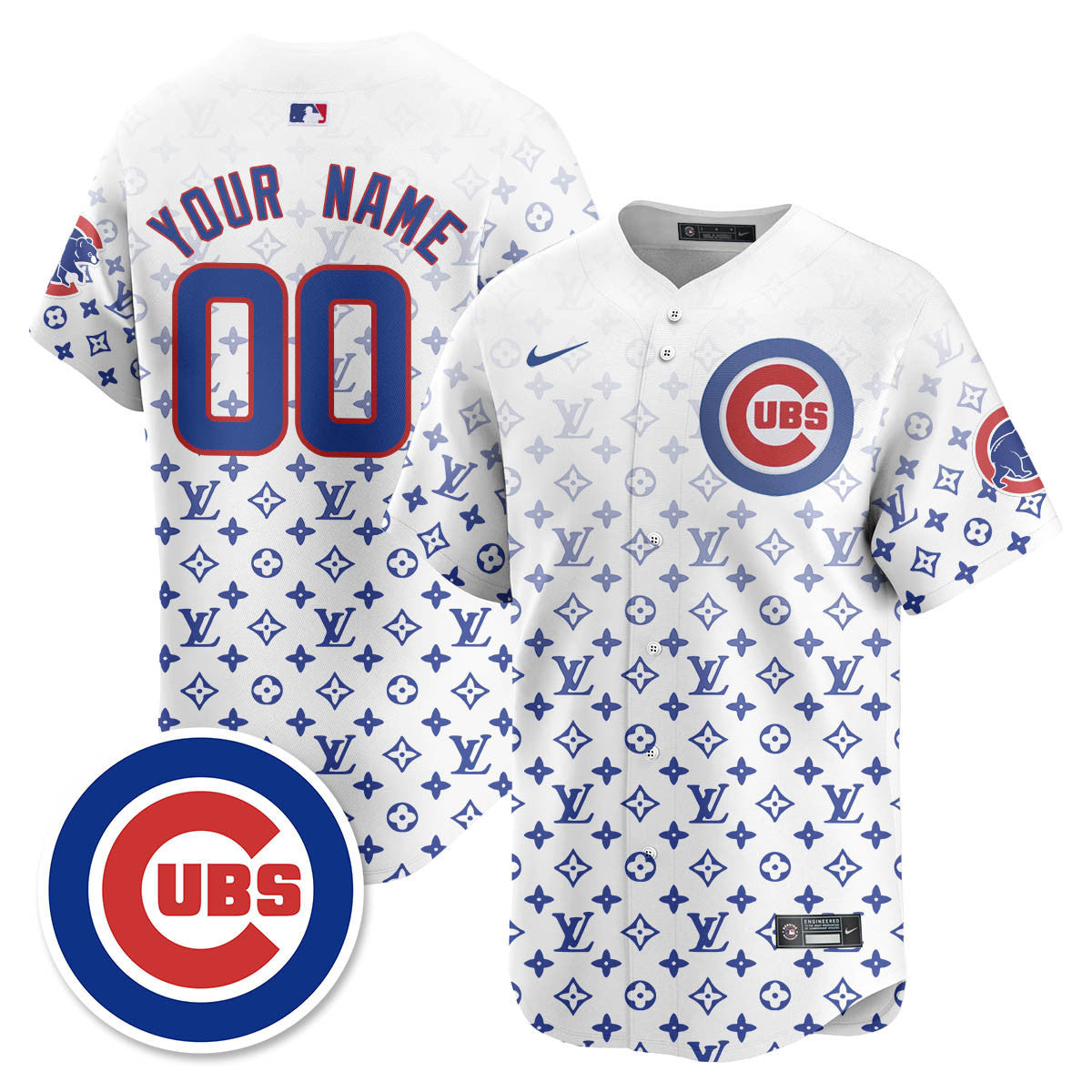 Custom Chicago Cubs Luxury Jersey