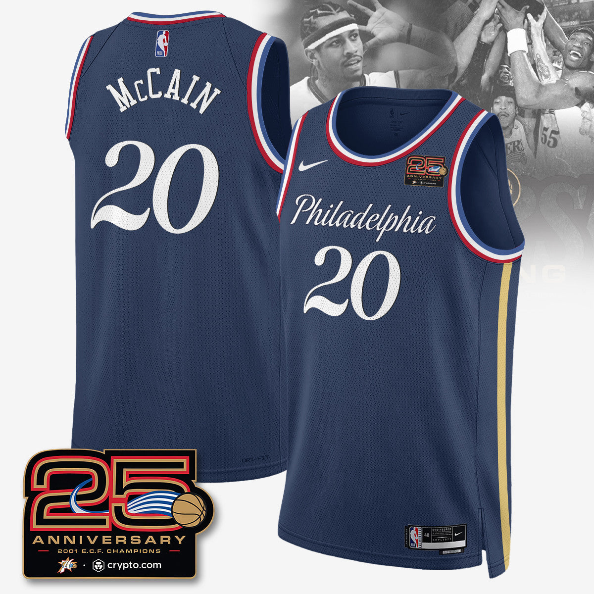 PHI 25th Anniversary Jersey - Stitched