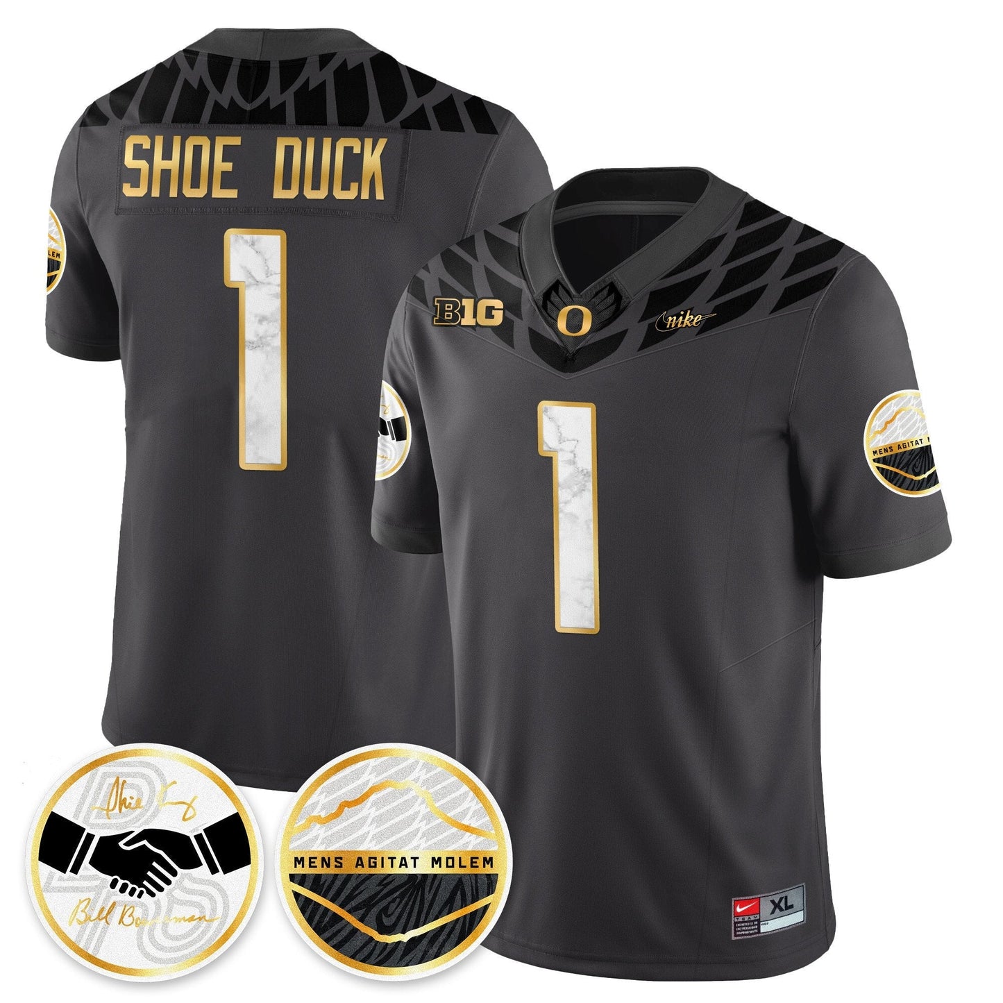 Oregon Ducks 2025 "Shoe Duck" Jersey - All Stitched