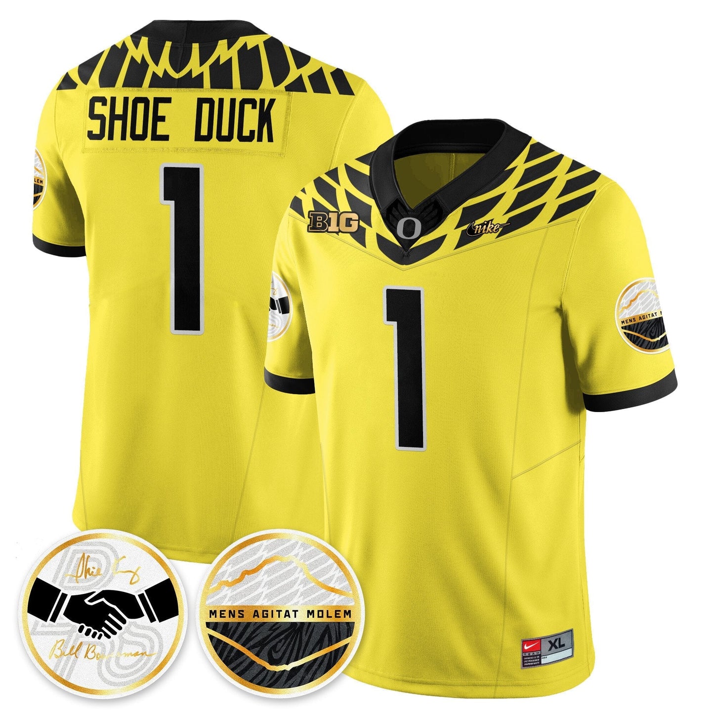 Oregon Ducks 2025 "Shoe Duck" Jersey - All Stitched