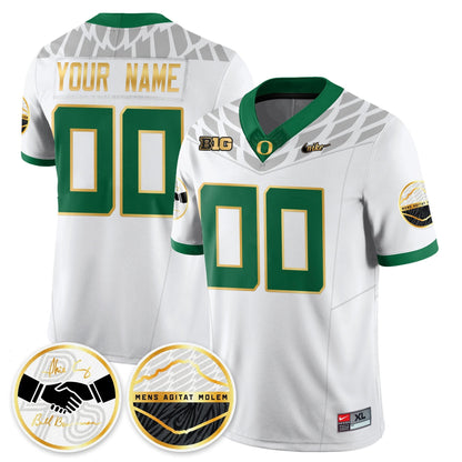 Custom Oregon Ducks 2025 "Shoe Duck" Jersey - All Stitched