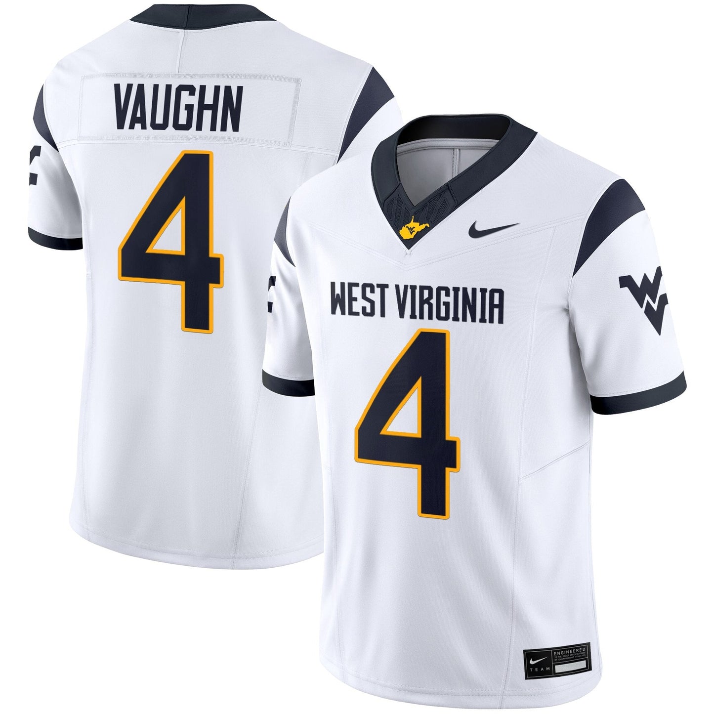 Men's West Virginia Mountaineers 2025 Vapor Limited Jersey - All Stitched