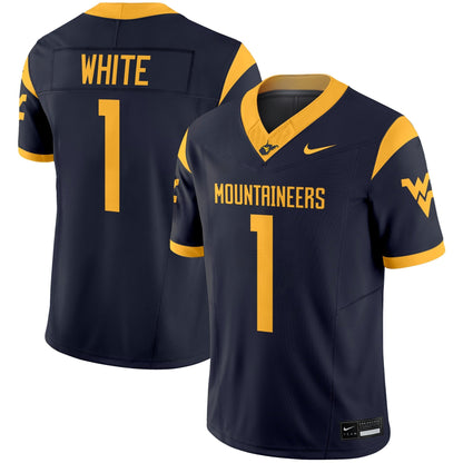 Men's West Virginia Mountaineers 2025 Vapor Limited Jersey - All Stitched