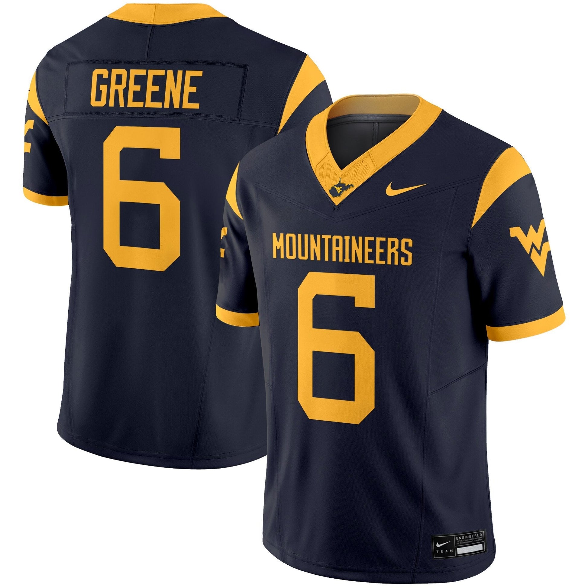Men's West Virginia Mountaineers 2025 Vapor Limited Jersey - All Stitched