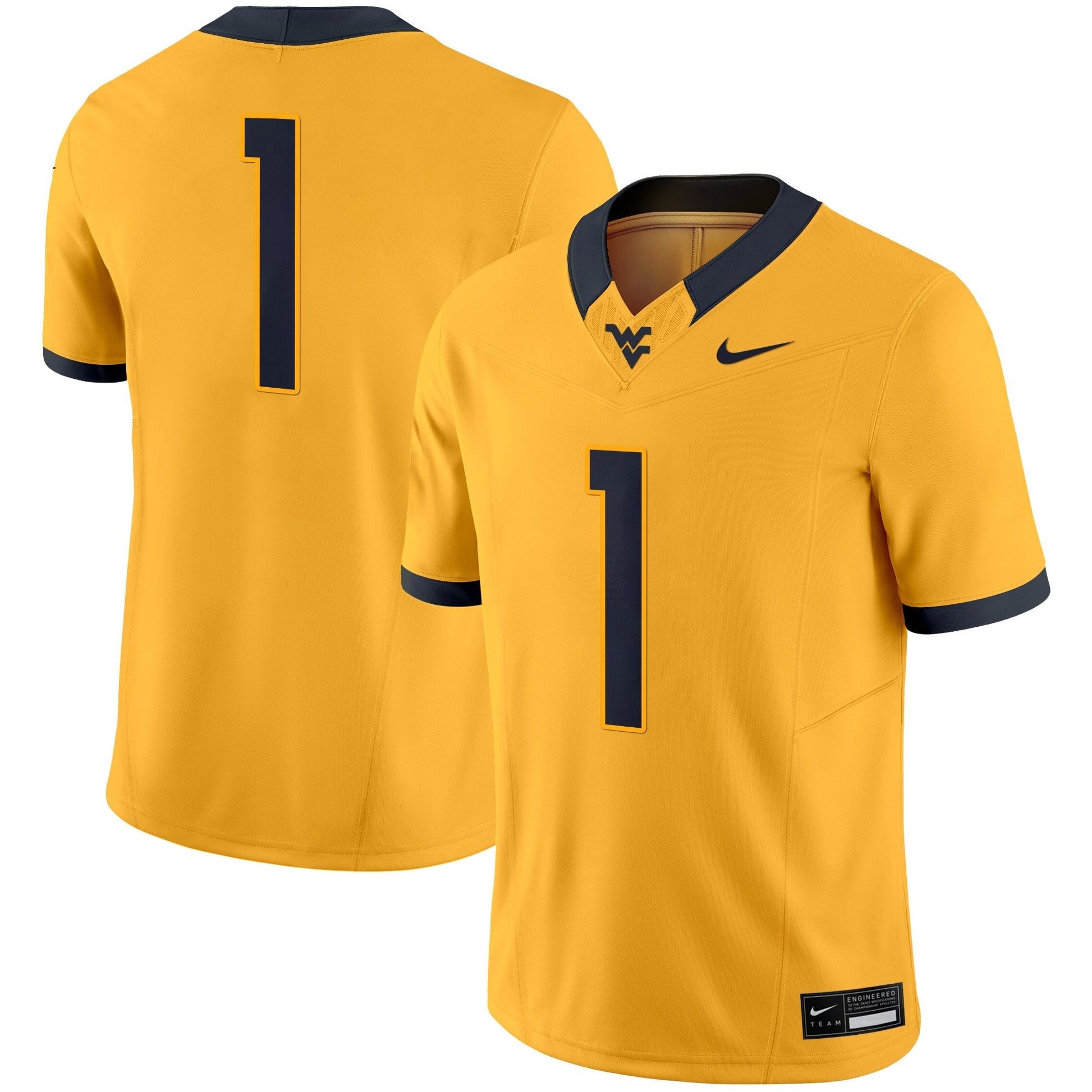 Men's West Virginia Mountaineers 2025 Vapor Limited Jersey - All Stitched