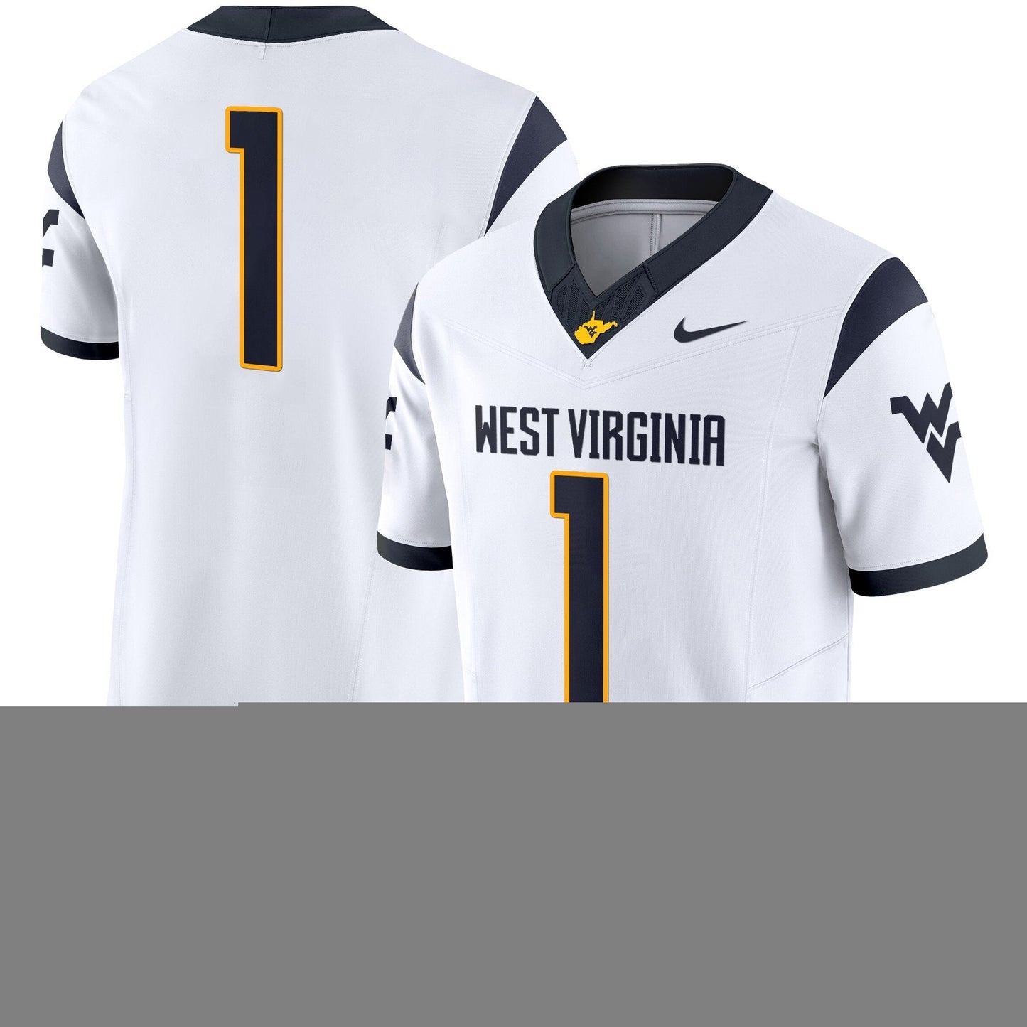 Men's West Virginia Mountaineers 2025 Vapor Limited Jersey - All Stitched
