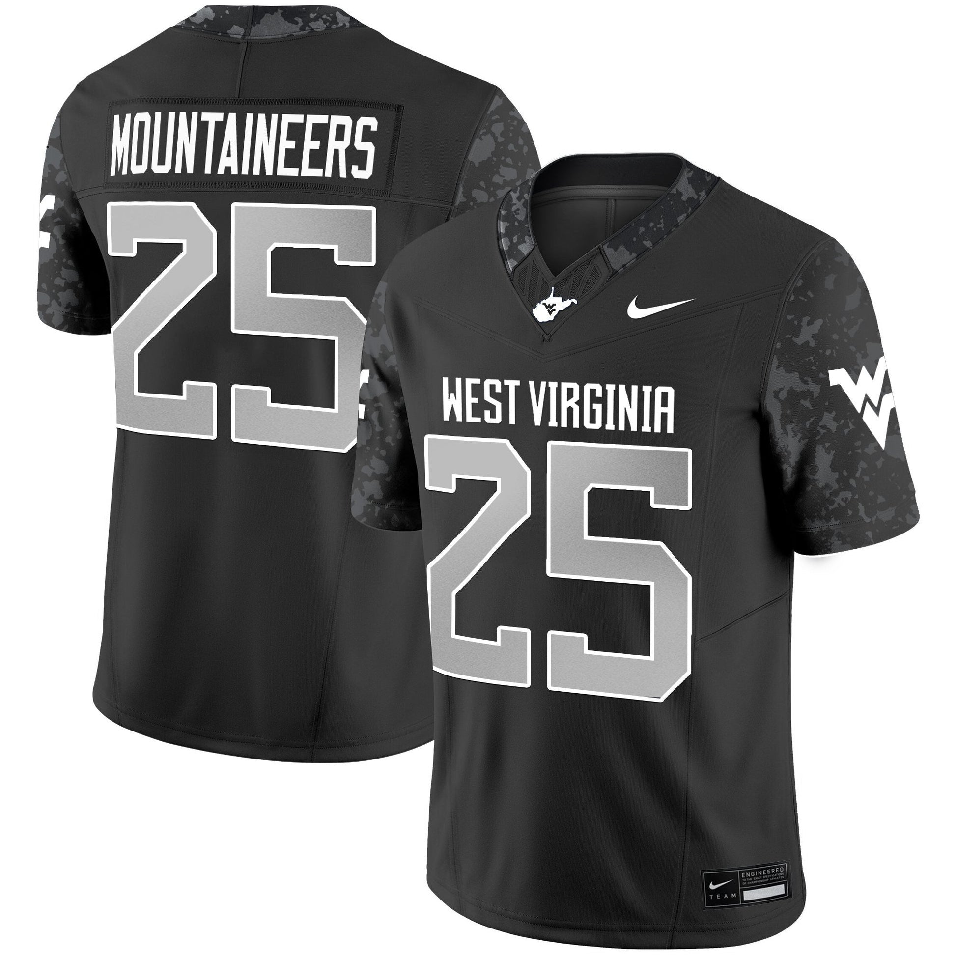 Men's West Virginia Mountaineers 2025 Vapor Limited Jersey - All Stitched