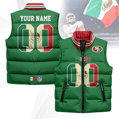 San Francisco 49ers Mexico Puffer Vest