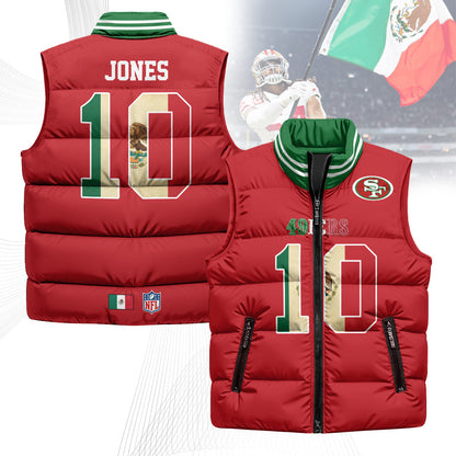 San Francisco 49ers Mexico Puffer Vest