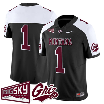 Men's Montana Grizzlies 2025 Vapor Limited Jersey - All Stitched
