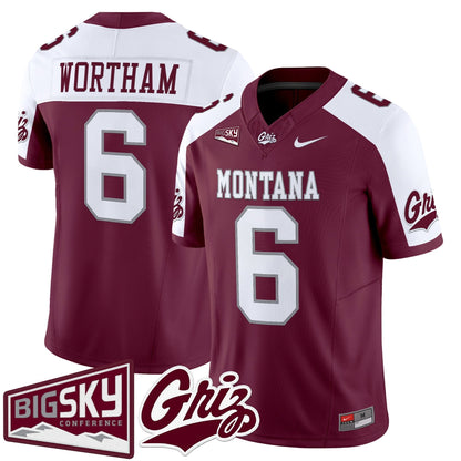 Men's Montana Grizzlies 2025 Vapor Limited Jersey - All Stitched