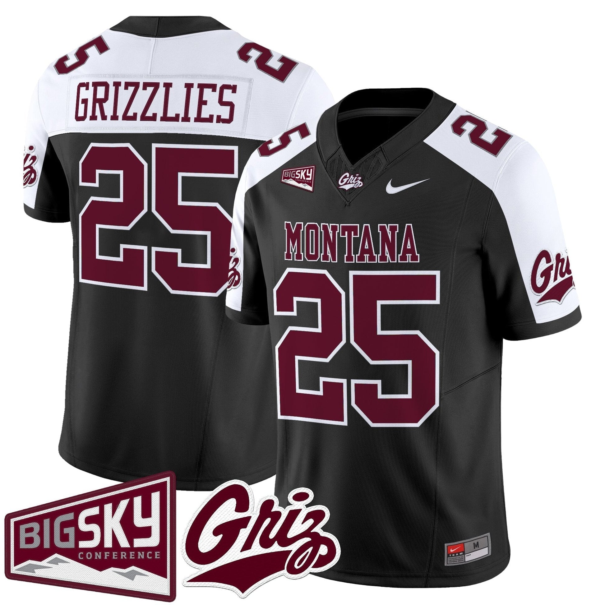 Men's Montana Grizzlies 2025 Vapor Limited Jersey - All Stitched