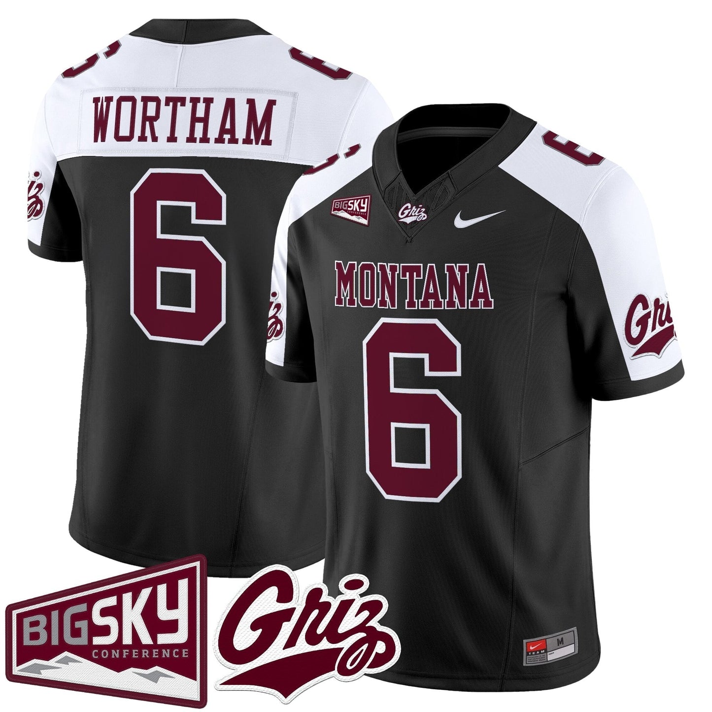 Men's Montana Grizzlies 2025 Vapor Limited Jersey - All Stitched