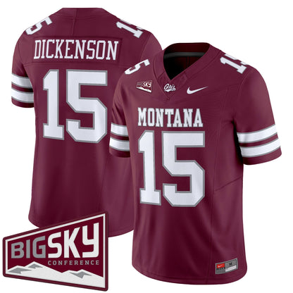 Men's Montana Grizzlies 2025 Vapor Limited Jersey - All Stitched
