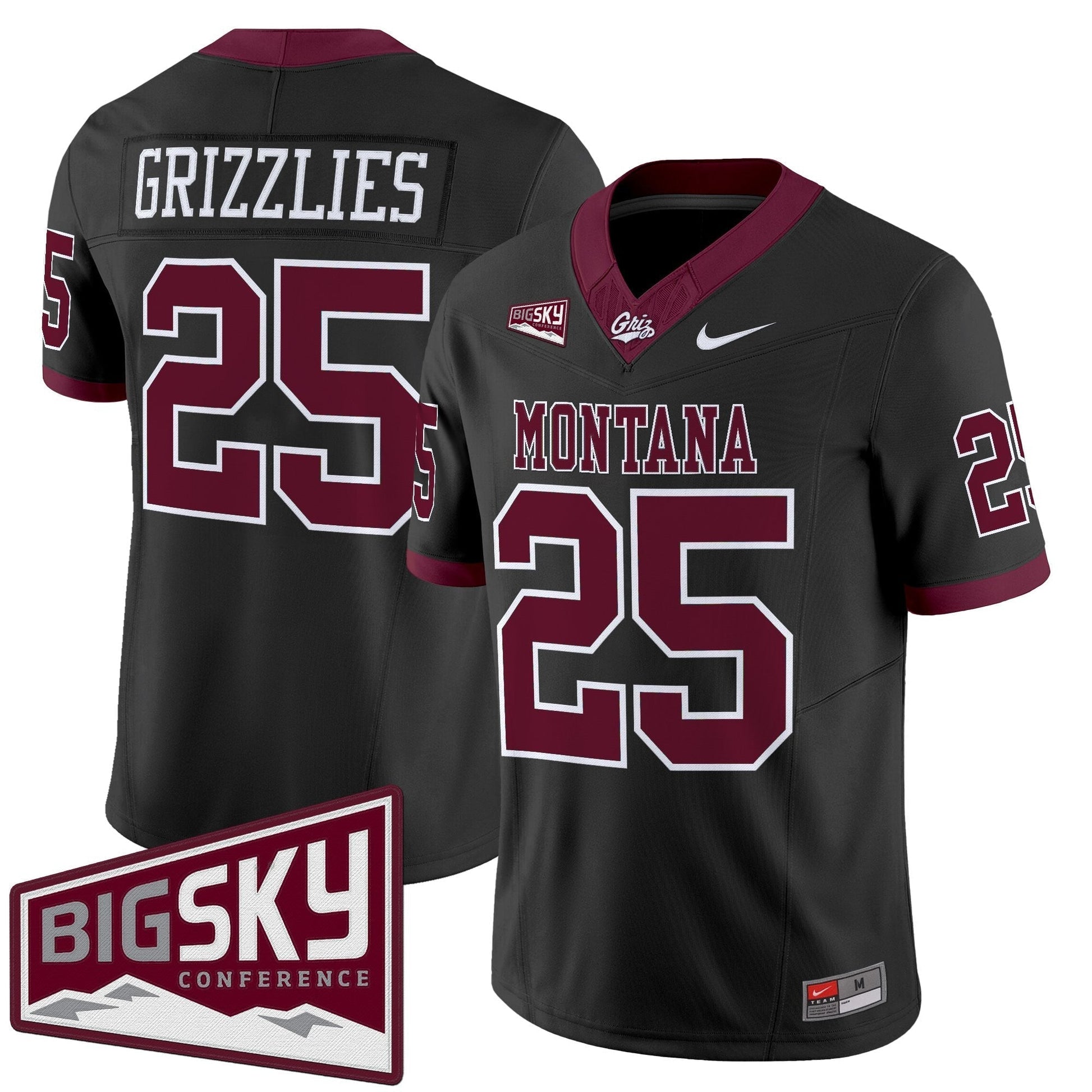 Men's Montana Grizzlies 2025 Vapor Limited Jersey - All Stitched