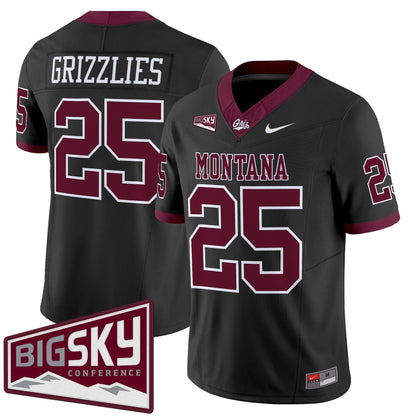 Men's Montana Grizzlies 2025 Vapor Limited Jersey - All Stitched