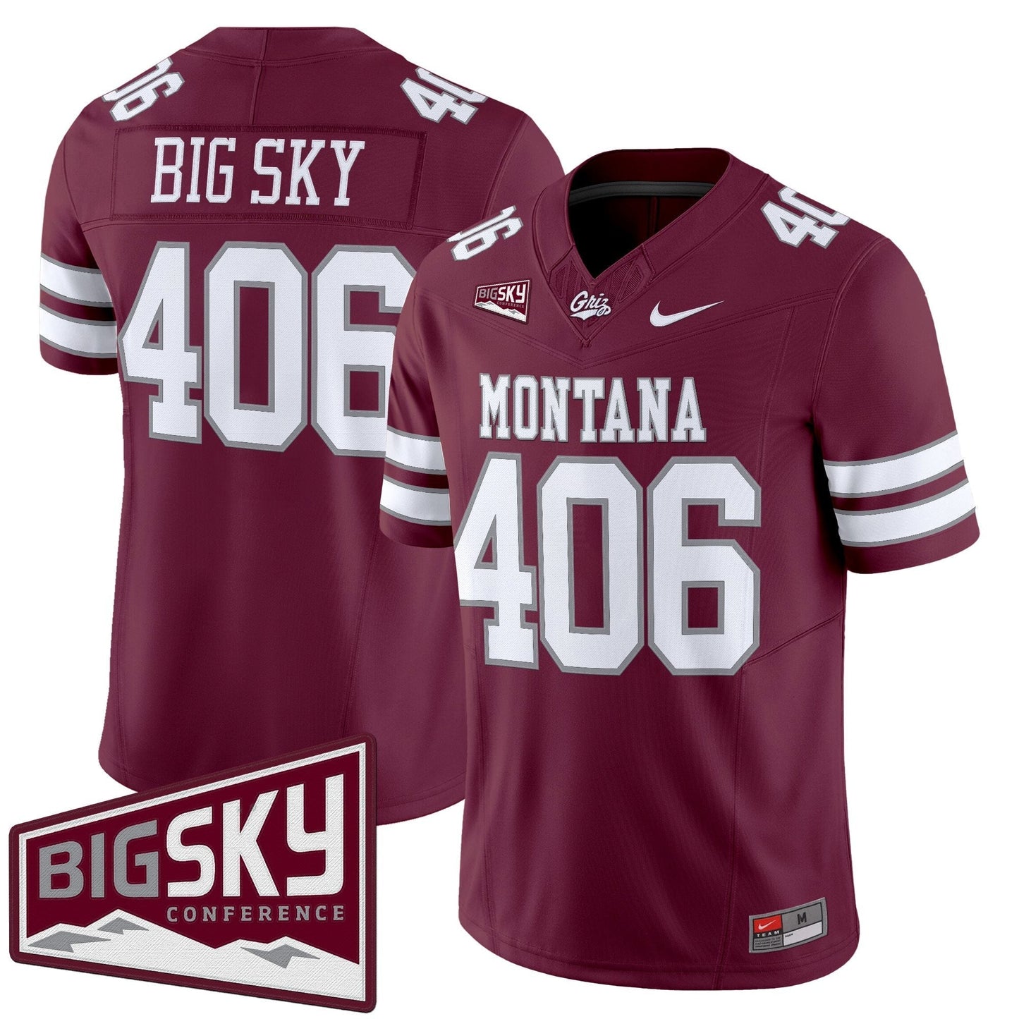 Men's Montana Grizzlies 2025 Vapor Limited Jersey - All Stitched
