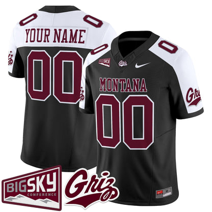 Montana Grizzlies 2025 Vapor Limited Custom Jersey - All Stitched
