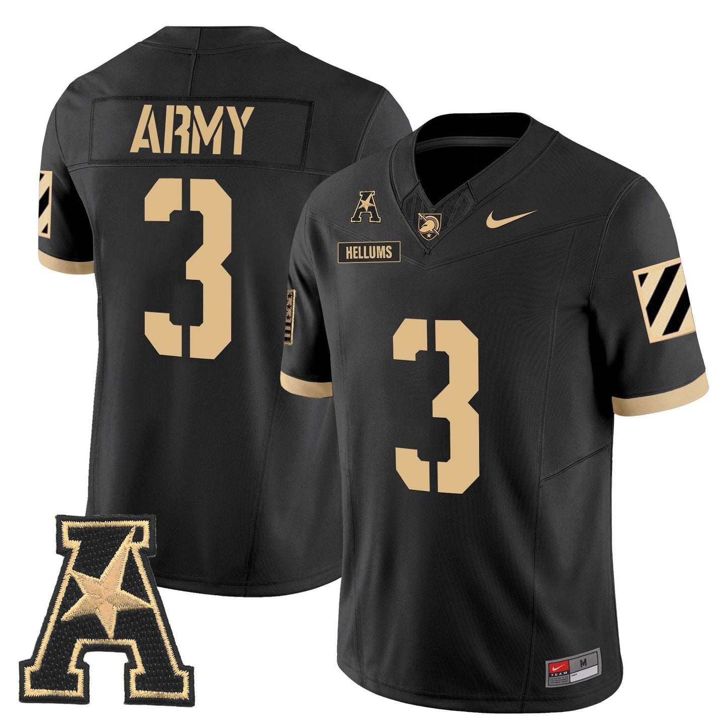 Men's Army Black Knights 2025 Vapor Limited Jersey - All Stitched