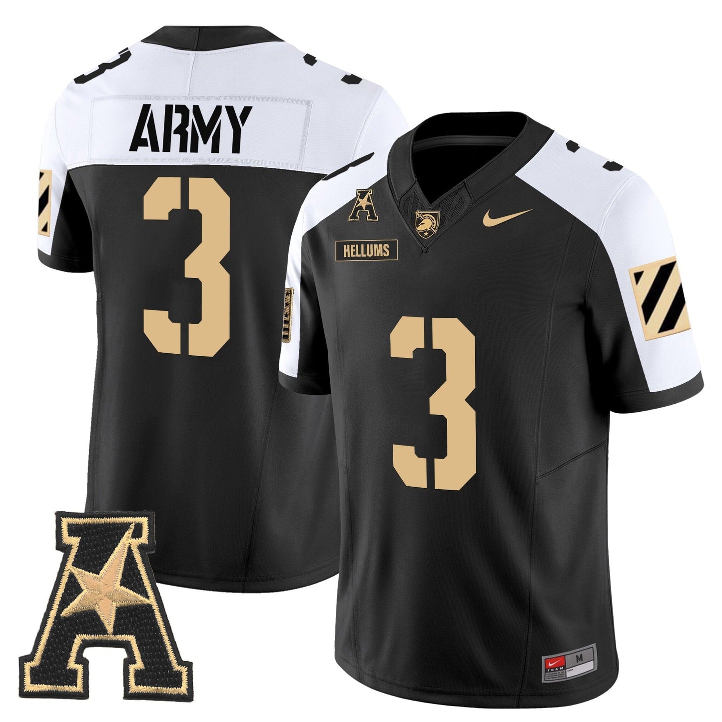 Men's Army Black Knights 2025 Vapor Limited Jersey - All Stitched