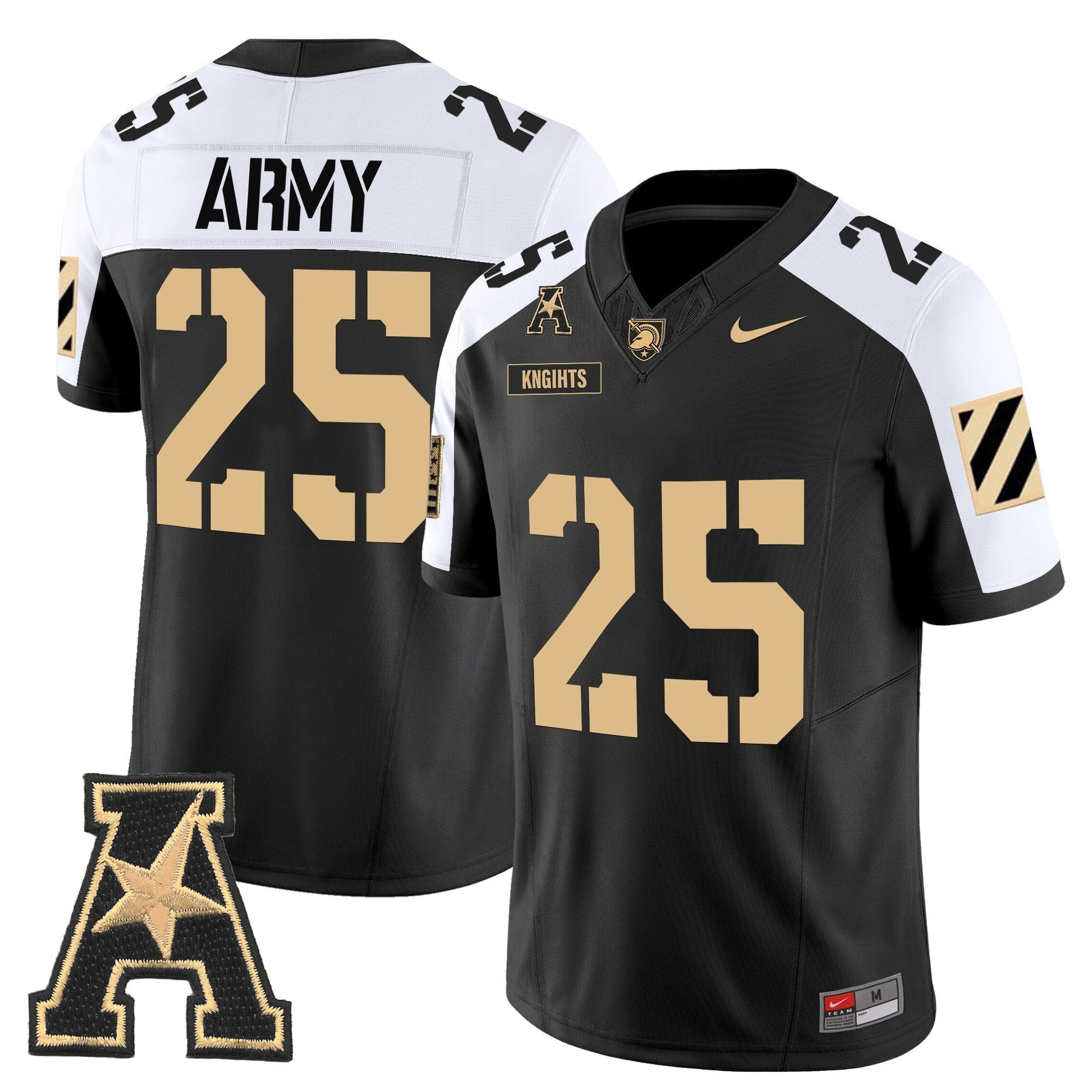 Men's Army Black Knights 2025 Vapor Limited Jersey - All Stitched